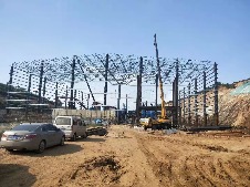 信阳洋河料场网架工程